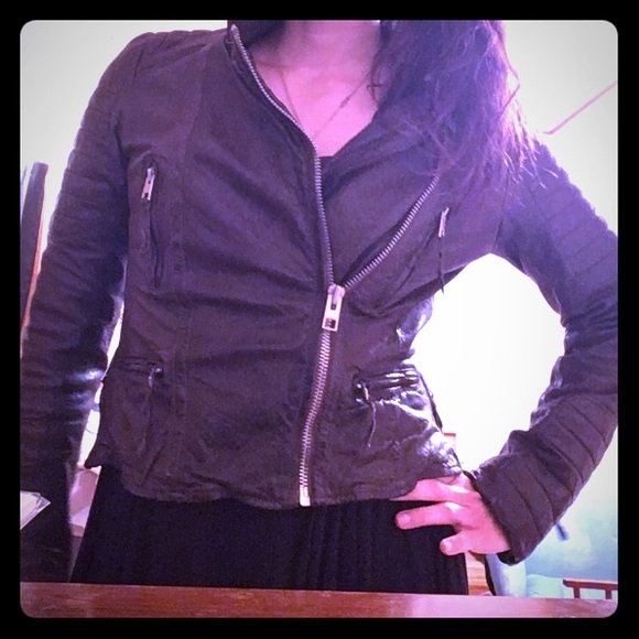 SOLD All Saints leather jacket sz UK10/US6 EUC - Picture 7 of 8